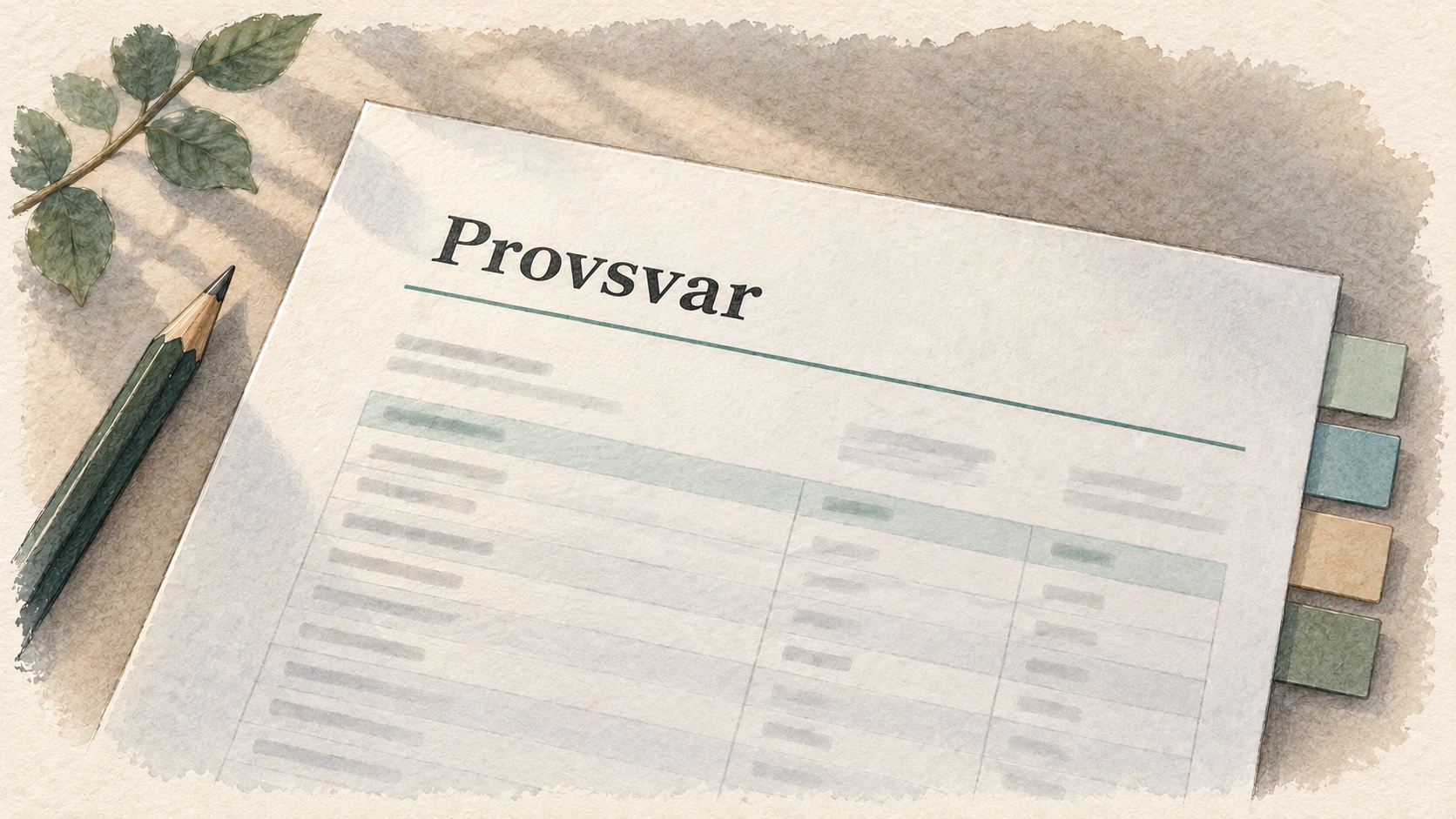 Illustration till en jämförelse av fyra förklaringar av ett blodprovsvar